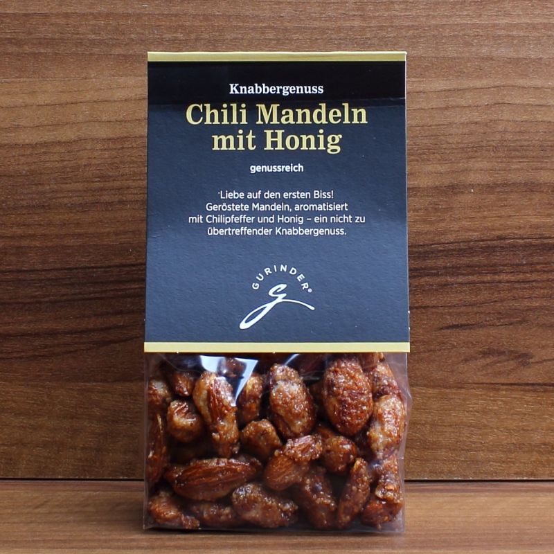 Chili Mandeln mit Honig